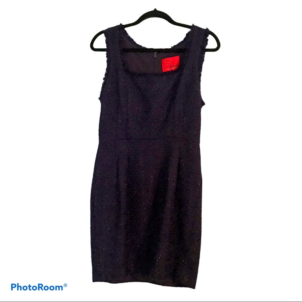 Zac Posen Z Spoke Navy Cocktail Mini Dress NWT
